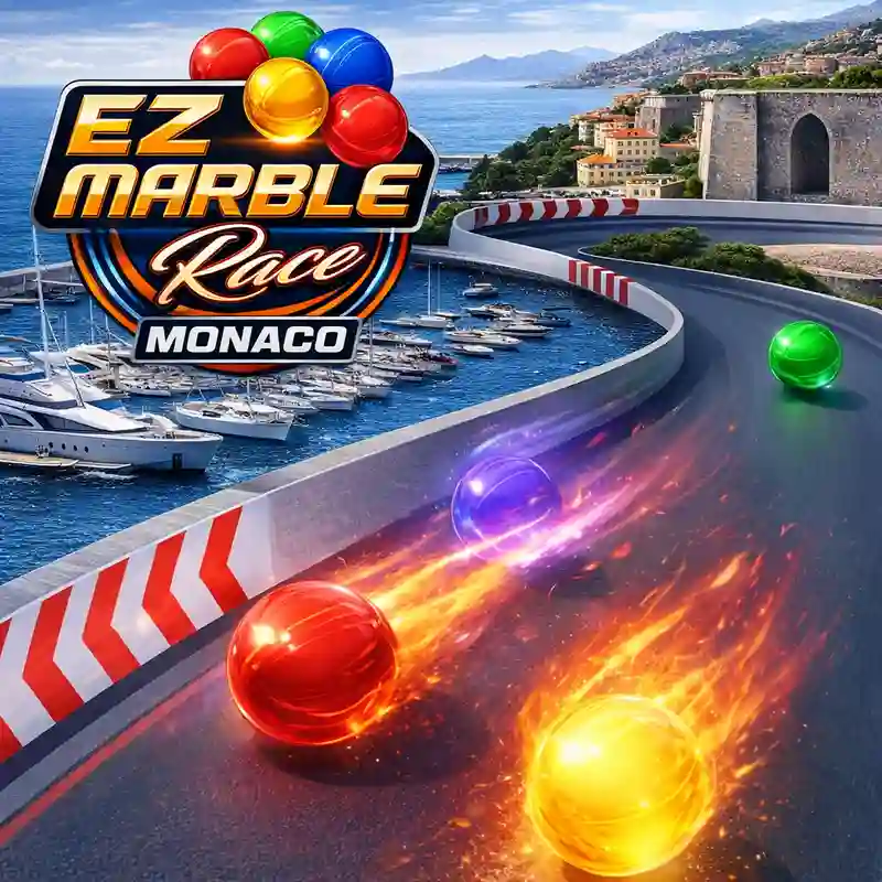 EZ Marble Race Monaco game interface